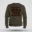 Yaaru Da Avan Mind Puck Panardu Men/Unisex Sweatshirt in Olive Green Color
